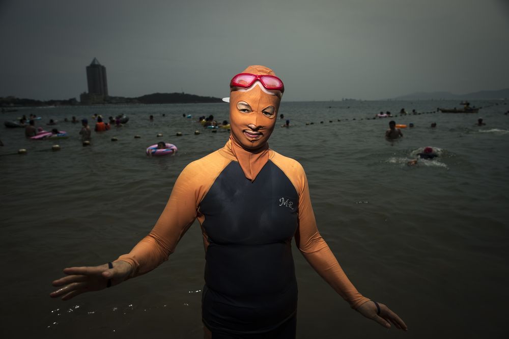 Face-Kini: China's bizarre swimwear trend - PANTHALASSA PANTHALASSA