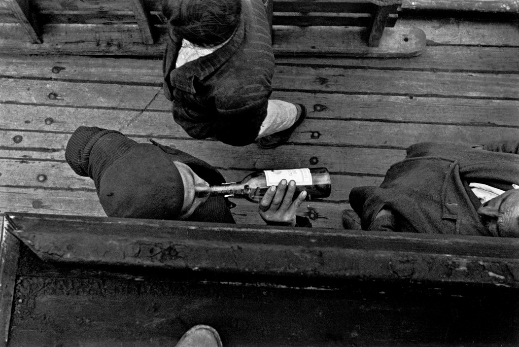 CHILE. On boat from Puerto Aysen to Chiloe. 1957.